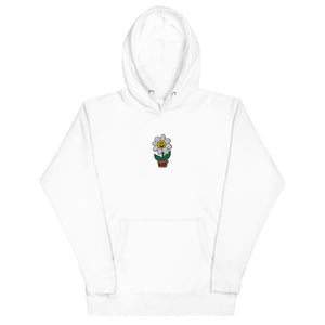 Embroidered Flower Hoodie